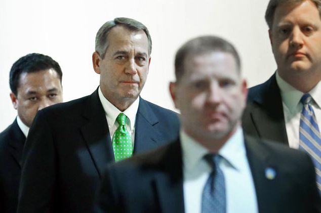 House Speaker John Boehner after the fiscal cliff deal was passed